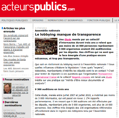 Acteurs Publics